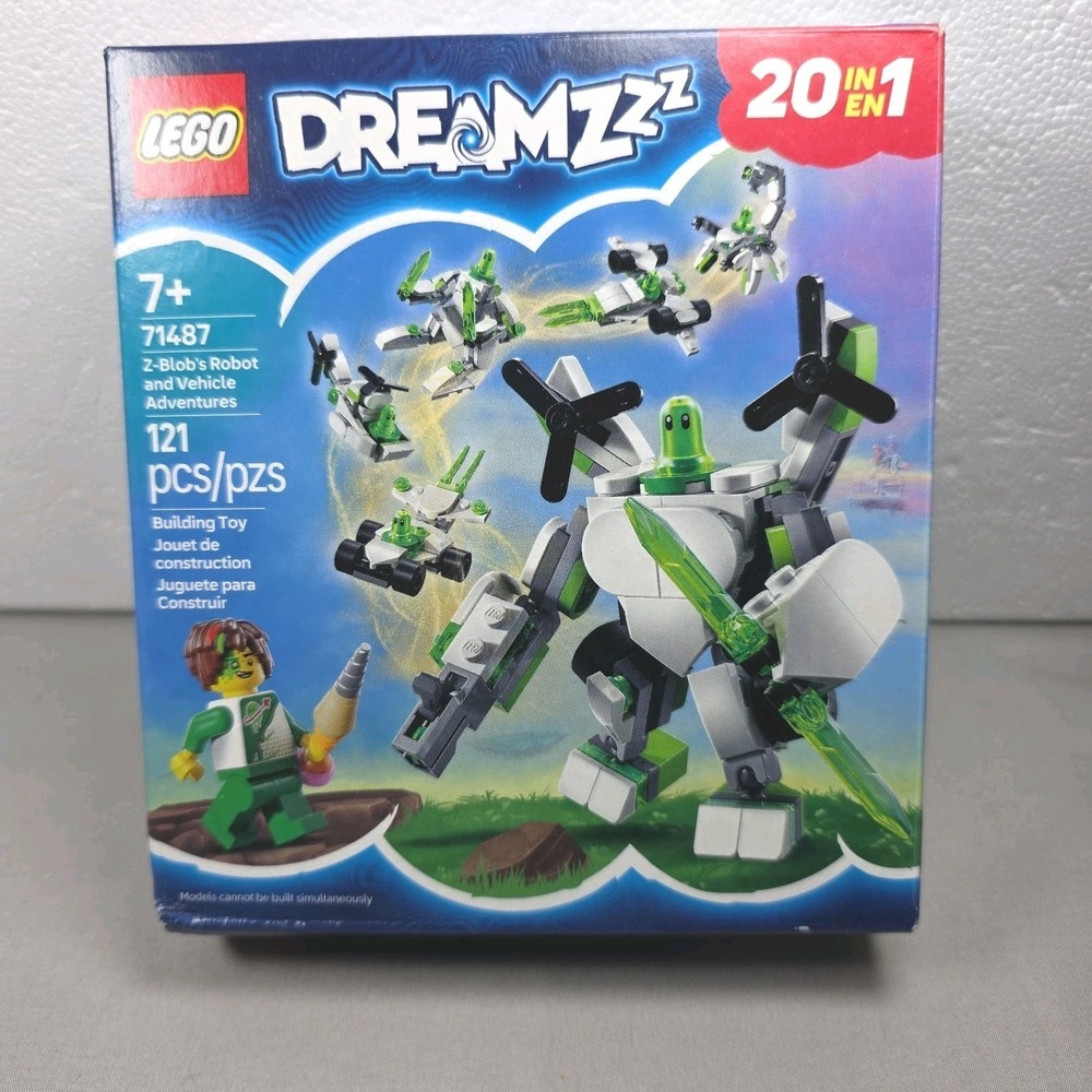 LEGO DREAMZzz Z-Blob's Robot and Vehicle Adventures Set 71487 Brand New / Sealed
